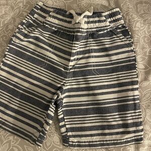 Koala Kids 18–24 Months Navy & White Striped Pull-On Shorts